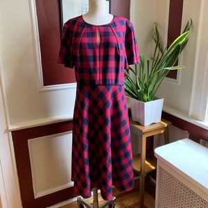 Draper James Buffalo Check Dress